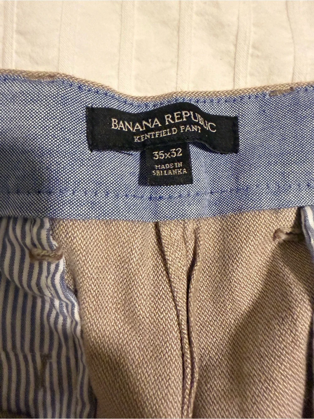 Banana Republic Khaki/Tan Kentfield Chinos